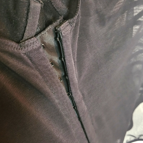 Love by La Senza Push Up Criss Cross Chest Ribbon Detail Corset - Picture 5 of 7